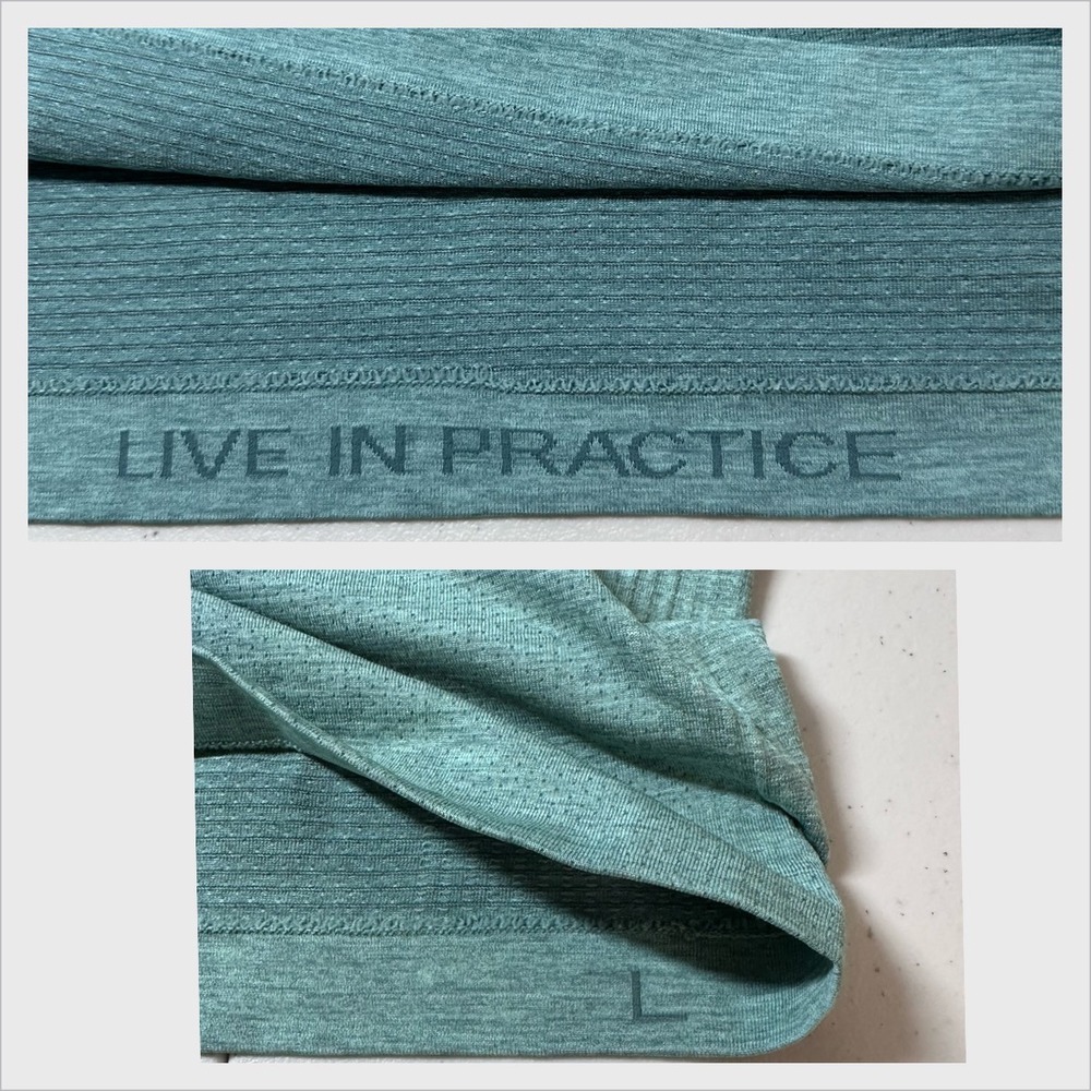 Lululemon Metal Vent Tech Long Sleeve Shirt Mens Large Sage Green Activewear - Picture 7 of 8